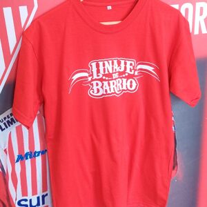 Remera Linaje de barrio (roja)