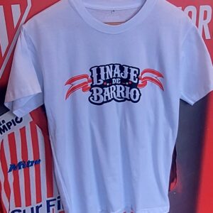 Remera Linaje de barrio (blanca)
